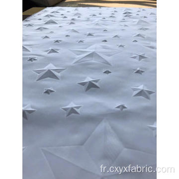 Tissu en microfibre de polyester avec relief 3D